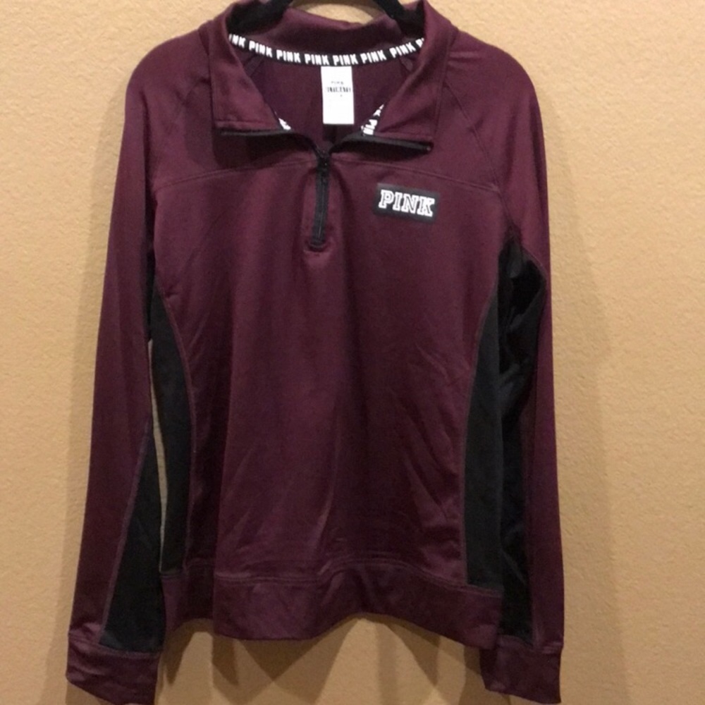 Maroon Victoria Secret Pink Sweatshirt
